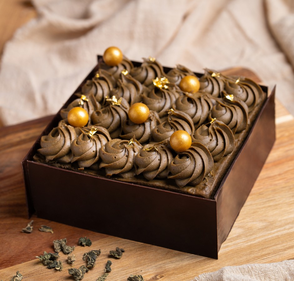 本月精选蛋糕 - 焙茶芝士蛋糕