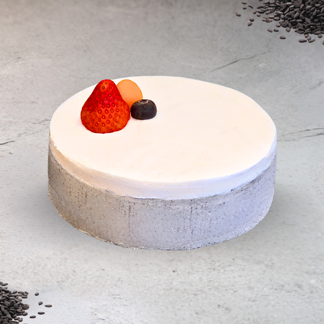 【6折】椰香黑芝麻慕丝蛋糕